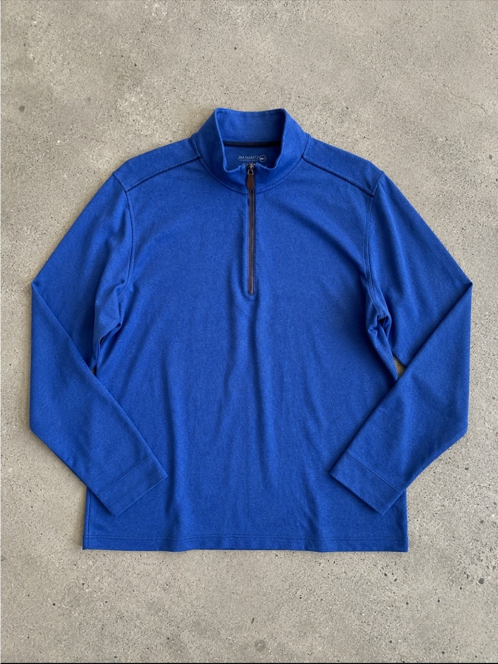 Vineyard Vines Jim Nantz Men’s 2XL Blue Performance 1/4 Zip Pullover Golf Preppy
